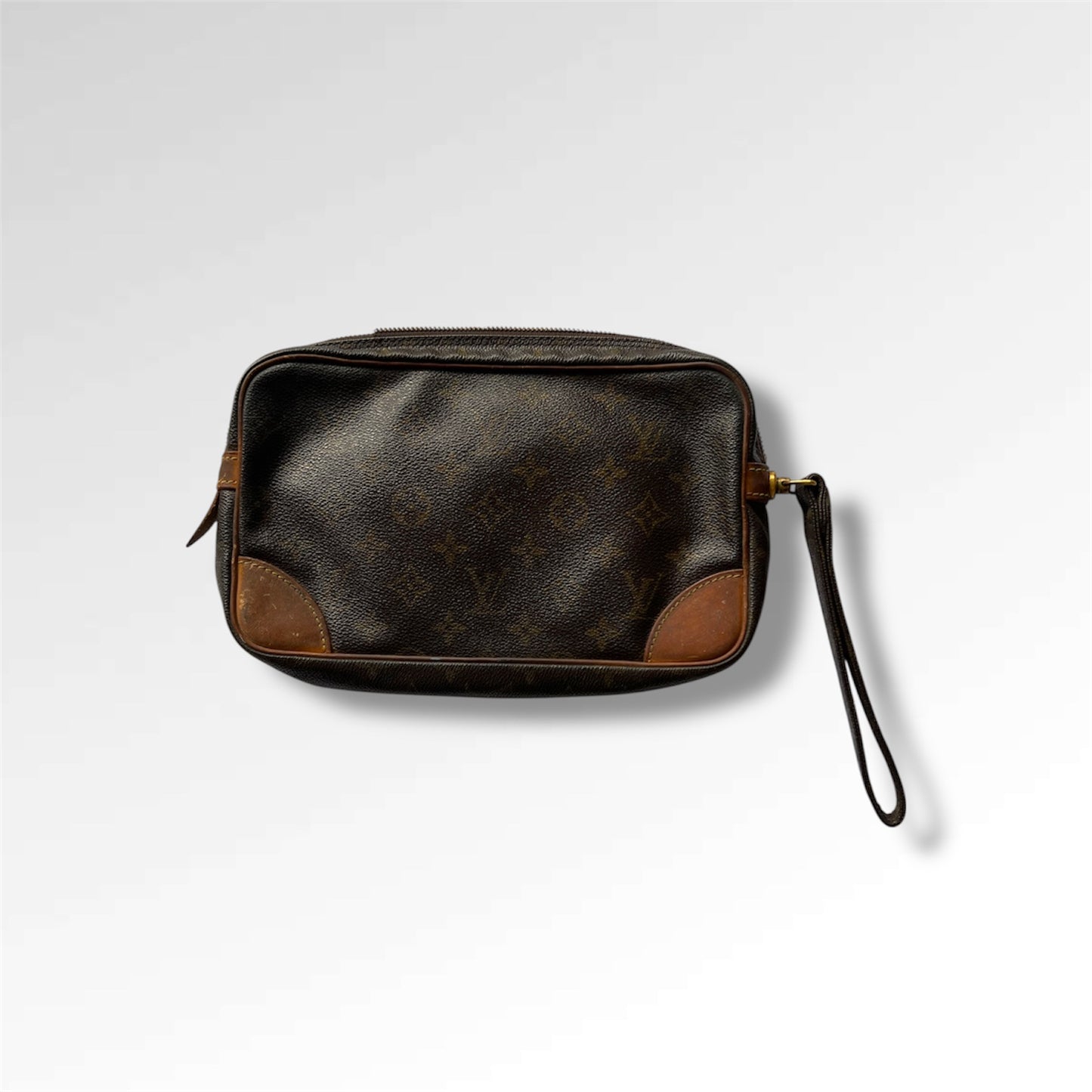 4 Vintage Pre-Loved LOUIS VUITTON LV Monogram Marly Dragonne PM Clutch Bags
