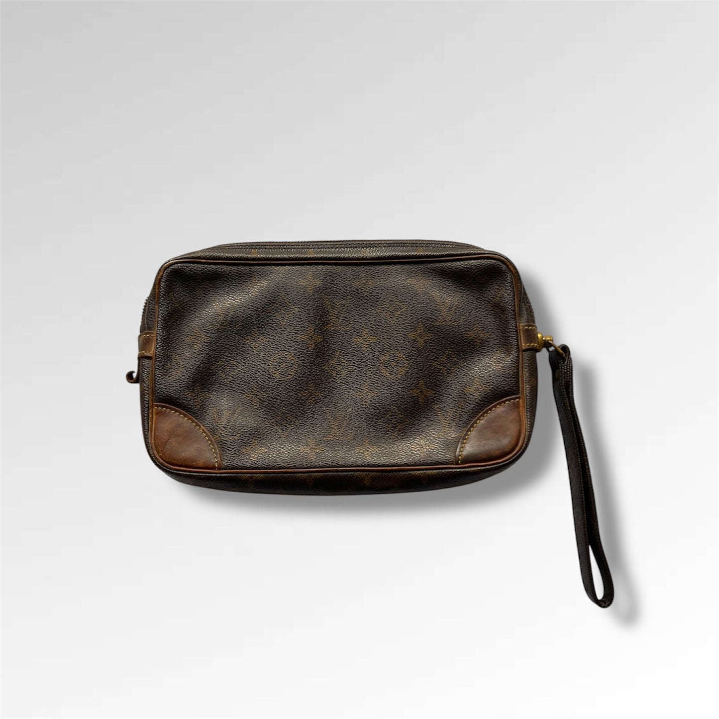 4 Vintage Pre-Loved LOUIS VUITTON LV Monogram Marly Dragonne PM Clutch Bags