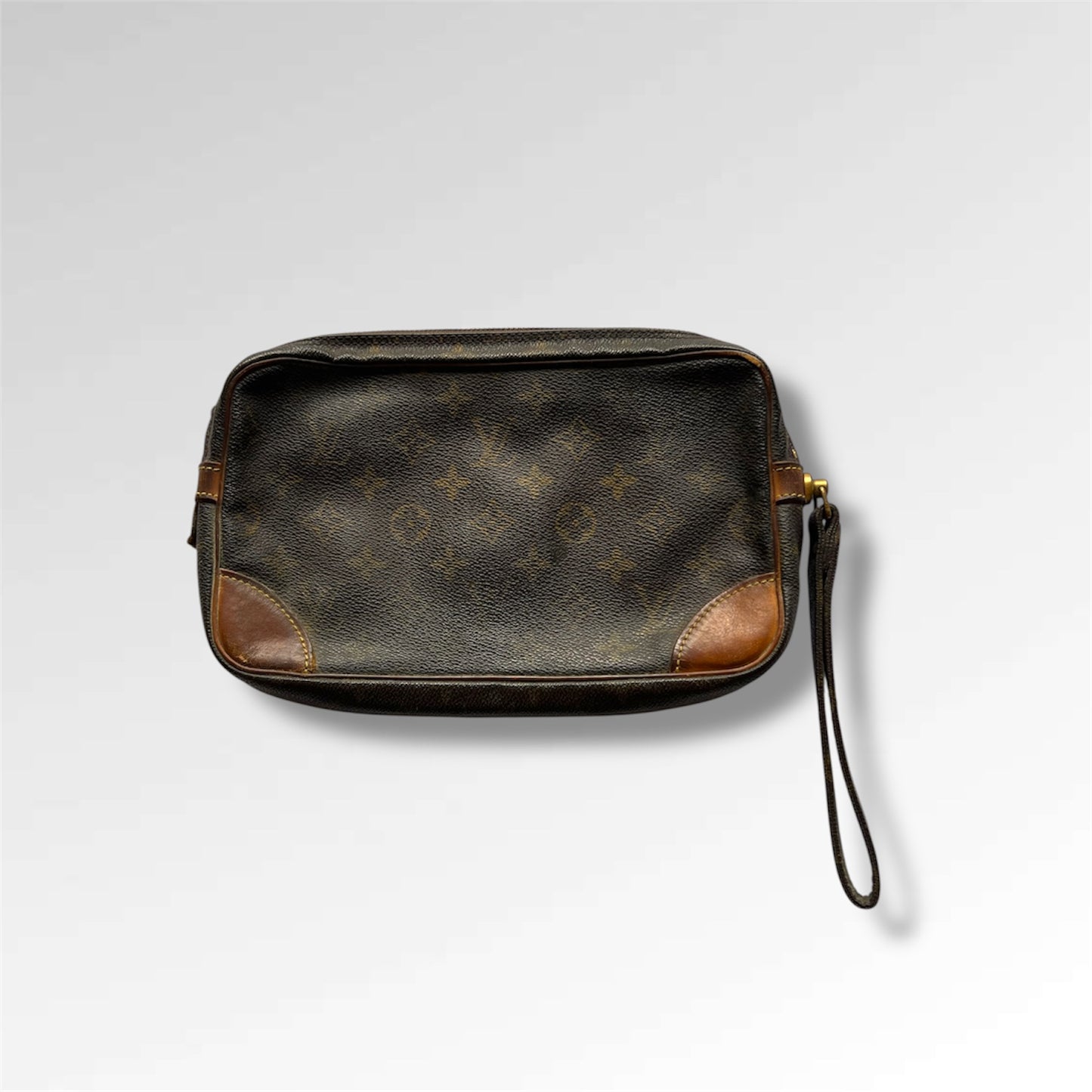 4 Vintage Pre-Loved LOUIS VUITTON LV Monogram Marly Dragonne PM Clutch Bags